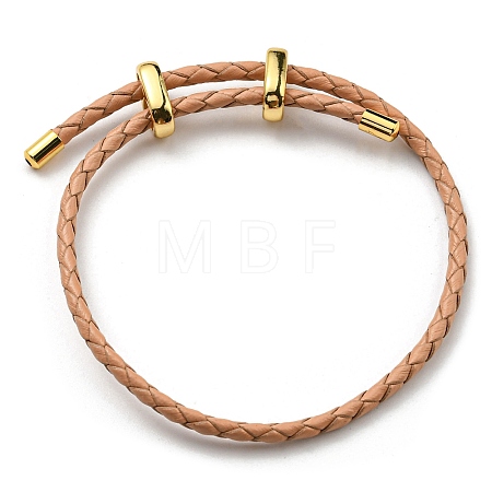 Leather Braided Cord Bracelets BJEW-G675-06G-05-1