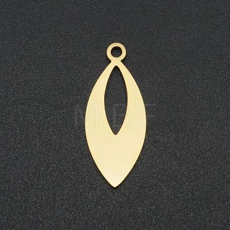 201 Stainless Steel Open Back Bezel Pendants STAS-R111-LA172-9-1