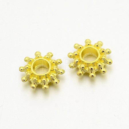 Alloy Spacer Beads X-TIBEB-LFH10384Y-G-FF-1