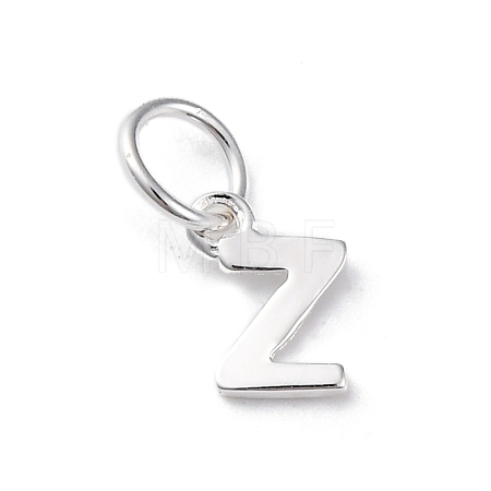 925 Sterling Silver Letter Charms STER-C012-01S-Z-1