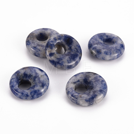 Natural Blue Spot Jasper Pendants G-T122-67G-1