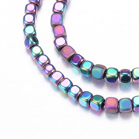 Electroplate Non-magnetic Synthetic Hematite Bead Strands G-Q467-11C-1