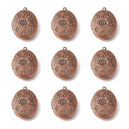 Brass Locket Pendants ECF133-2R-1