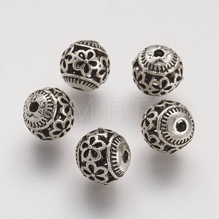 Tibetan Style Alloy Beads PALLOY-F149-19AS-1