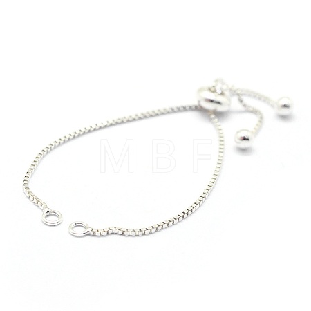 925 Sterling Silver Chain Bracelet Making MAK-L016-001S-1