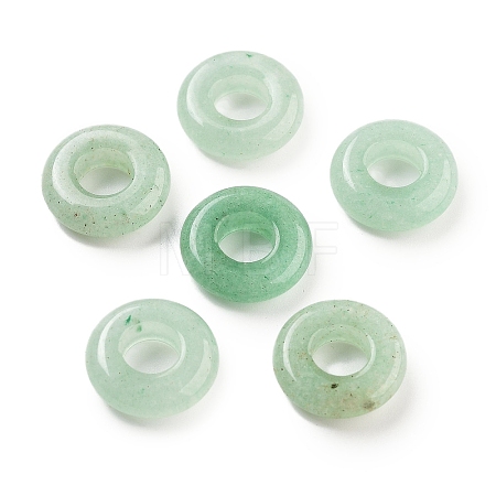 Natural Green Aventurine European Beads G-C134-01D-1