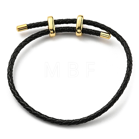 Leather Braided Cord Bracelets BJEW-G675-06G-16-1