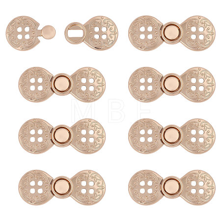 Zinc Alloy Snap Lock Clasps FIND-WH0149-96KCG-1