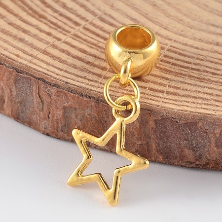 Star Alloy European Dangle Charms PALLOY-JF00136-05-1