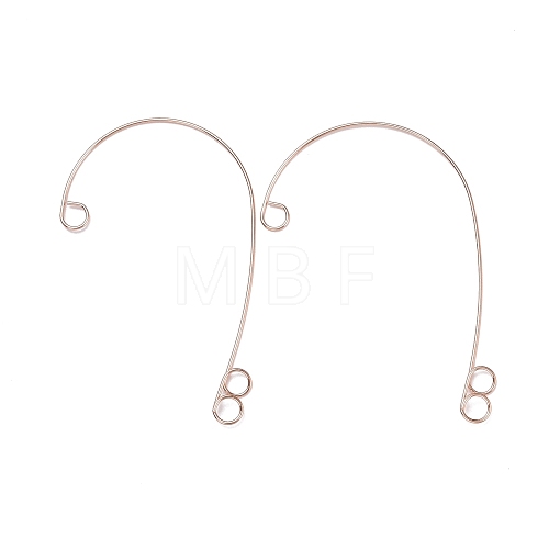 316 Stainless Steel Ear Cuff Findings STAS-H148-03RG-1