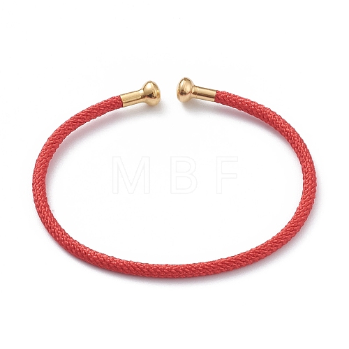 Braided Carbon Steel Wire Bracelet Making MAK-A017-B11-1