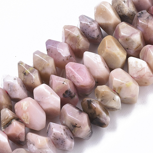 Natural Pink Opal Beads Strands G-R462-21-1