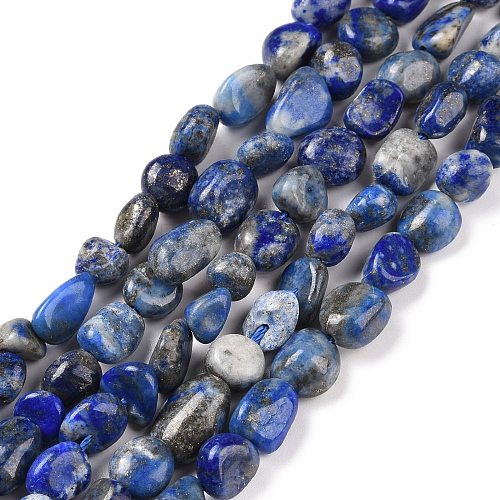 Natural Lapis Lazuli Beads Strands G-F575-01F-1