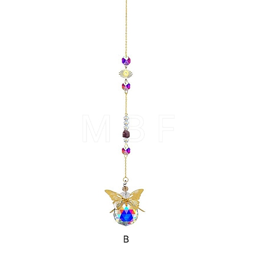 Metal Butterfly Hanging Ornaments PW-WG0CADF-02-1