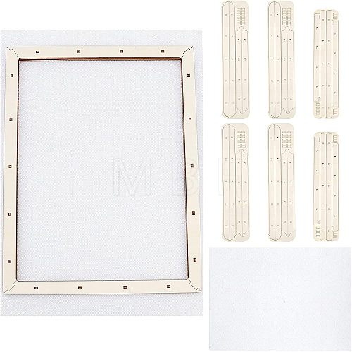 Basswood Assembled Paper Making Frame DIY-WH0308-1