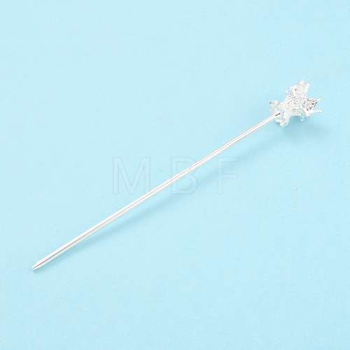 Alloy Hair Stick Findings FIND-O002-01S-1