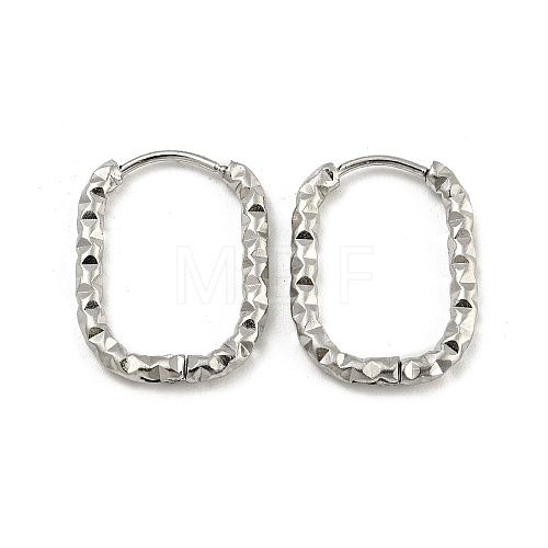 304 Stainless Steel Hoop Earring STAS-A091-17A-P-1