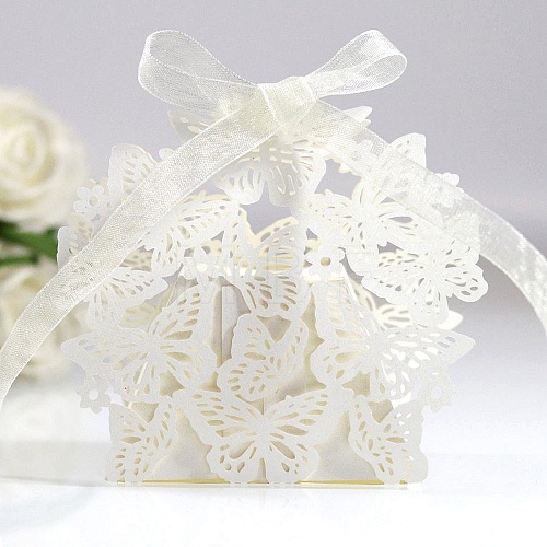 Creative Folding Wedding Candy Cardboard Boxes BUER-PW0001-154P-1