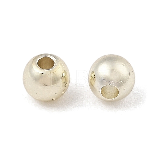 Rack Plating Brass Round Beads KK-A235-01LG-04-1