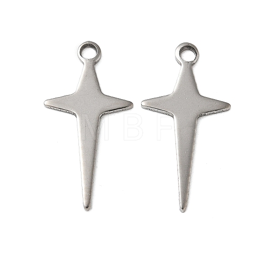 201 Stainless Steel Pendants STAS-I330-048P-1