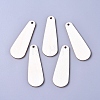 Unfinished Blank Poplar Wood Big Pendants WOOD-D021-11-1
