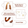 DIY V-shape Dangle Earrings Making Kit DIY-BY0001-42-15