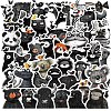 50Pcs PVC Waterproof Animals Stickers PW-WG344AB-01-1