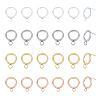 24Pcs 4 Colors 304 Stainless Steel Stud Earring Findings STAS-FH0001-64-1