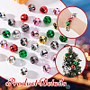 60Pcs 6 Colors Opaque Acrylic Beads PACR-GA0001-01B-3