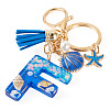 Star Resin & Shell Keychains KEYC-TAC00087-01F-2