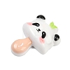 BurlyWood Opaque Panda Resin Cabochons CRES-P037-02D-2