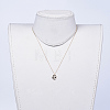 Real 18K Gold Plated Brass Pendants Necklaces NJEW-JN02421-05-4