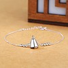 Christmas Theme 925 Sterling Silver Anklets SJEW-BB59607-C-2