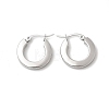 201 Stainless Steel Hoop Earrings EJEW-Z151-10P-02-4