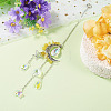 Moon & Star Alloy Hanging Ornaments HJEW-TADJ0022-5