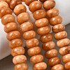 Dyed Natural White Jade Beads Strands G-G107-A34-01-5
