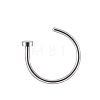 G23 Titanium C Shaped Clip on Nose Rings WGA60F5-01-5