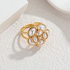 304 Stainless Steel Finger Rings for Women RJEW-A100-03G-1