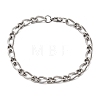 201 Stainless Steel Figaro Chain Bracelets STAS-T077-04P-4