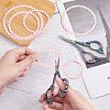 2Pcs 2 Style Stainless Steel Retro-style Sewing Scissors for Embroidery TOOL-SC0001-29-5