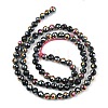 Electroplate Transparent Glass Beads EGLA-B013-02A-FR13-2