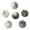6Pcs Black Lip Shell Pendants SSHEL-YW0001-13A-1