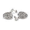 Flower 304 Stainless Steel Shell Stud Earrings EJEW-L283-041P-2