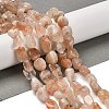 Natural Sunstone Beads Strands G-P497-01E-81A-2