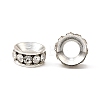 Brass Rhinestone Spacer Beads RB-A020-7mm-01S-3