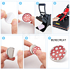 9 Sets 3 Style DIY Sublimation Blank Brooch Pin Making Kit FIND-BC0004-04-4