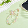 1Pc Alloy & Glass Mobile Straps MOBA-ME0001-01A-4