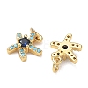 Ocean Brass Micro Pave Blue Cubic Zirconia Pendants CU-CBAF3CF-02H-03-2