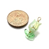 UV Plated Acrylic Pendants X1-PALLOY-TA00270-2
