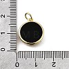 Brass Micro Pave Cubic Zirconia Pendants KK-S523-11G-3